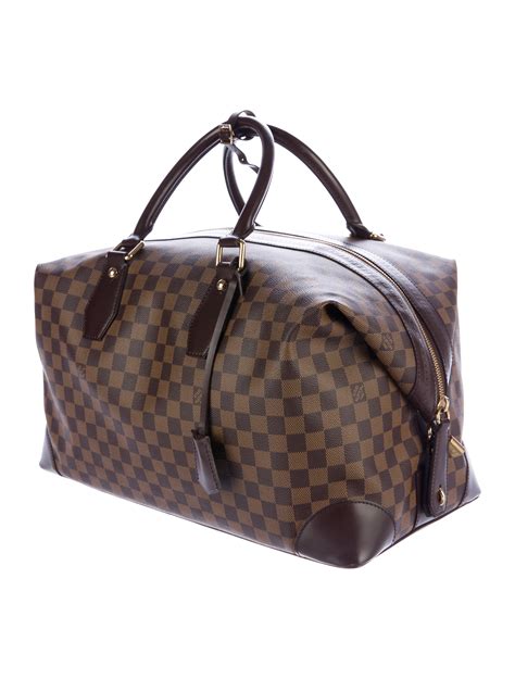 louis vuitton duffle bag white|louis vuitton overnight bag.